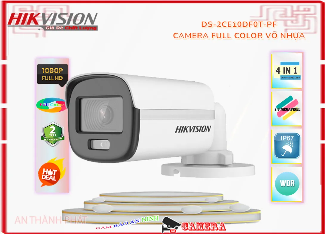 DS-2CE10DF0T-PF Camera Full Color Giá Rẻ,Giá DS-2CE10DF0T-PF,DS-2CE10DF0T-PF Giá Khuyến Mãi,bán